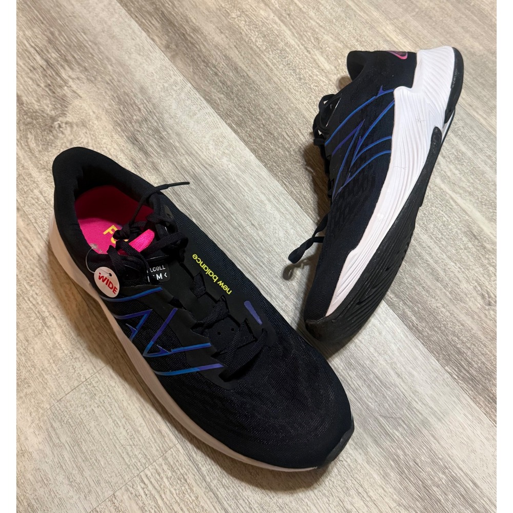 New Balance FuelCell Prism Wide Black Pink Blue Running Shoes Womens 13